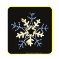 LED Snowflake Motif Light